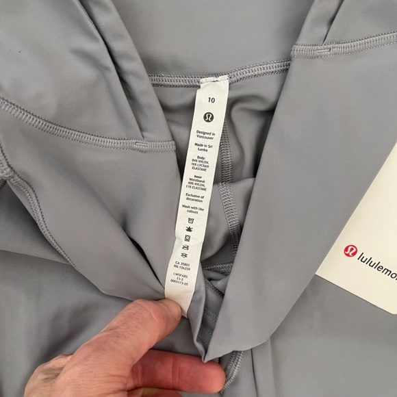 NWT Lululemon Fast and Free HR Tight 25” With Pockets in Gray Size 10 - Picture 9 of 13